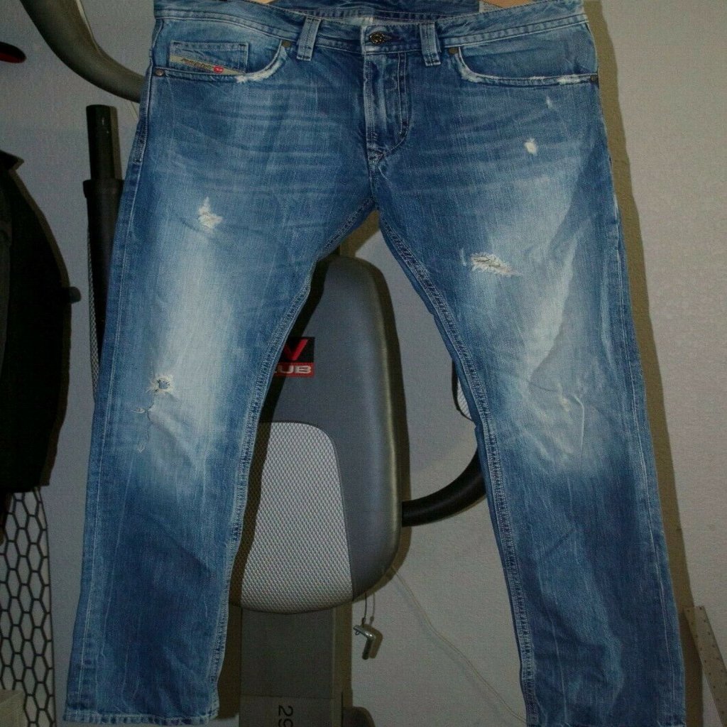 Mens Diesel Thavar Wash 0881r Slim Skinny Jean